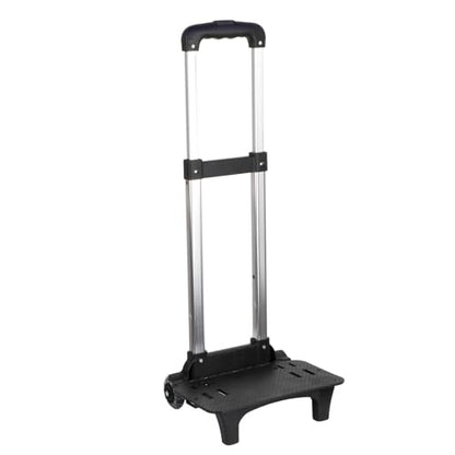 Backpack Trolley Aluminum Alloy 2 Wheels Portable Telescopic Rod Travel Trolley