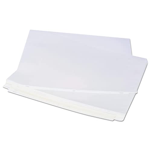 Universal 21128 Top-Load Poly Sheet Protectors, Heavy Gauge, Clear, 50/Pack