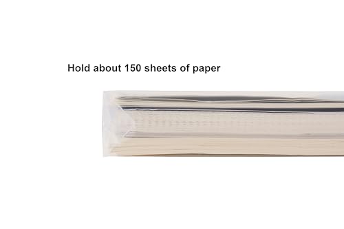 8.5 x 11 Letter Sized Clear Plastic Envelopes with Expanding Gusset Document File Storage Holder 20 Pack Hook Loop Closure - color: 20 Pack