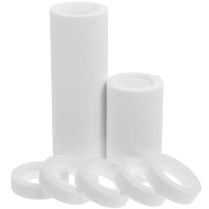 HANABASS 12mm White Writable Tape Rolls, Invisible Matte Correction Tape with Writable Surface and No Residue, 25 Meters Each, for Students’ On-site Setup and Crafting, 24 Rolls for Gift