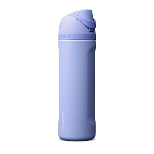 Owala FreeSip Insulated Stainless Steel Water Bottle with Straw, BPA-Free Sports Water Bottle, Great for Travel, 24 Oz, Out of the Blue - color: Out of the Blue, size: 24 Ounces