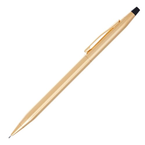 Cross Classic Century 23KT Gold Plated 0.7mm Pencil - Mechanical Pencil for Effortless Writing - Distinctive Design - Sleek Body - Comfortable Grip - Easy to Refill - Corporate Gift - color: Gold