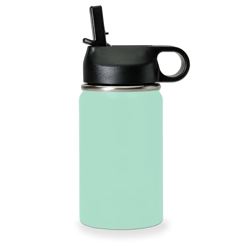 LaserGram Personalized Water Bottle, Grad Cap Class of 2023, 2024, 2025, 2026, 2027, Stainless Steel Double Wall Vacuum Insulated with Flip Top Straw, Custom Engraved Gift (12oz / 335ml Teal) - color: Teal, size: 12 Ounces