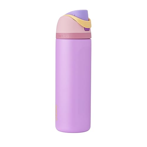 Owala Disney Princess FreeSip Insulated Stainless Steel Water Bottle with Straw for Sports and Travel, BPA-Free Sports Water Bottle, 24 oz, Rapunzel - color: Rapunzel, size: 24 Ounces