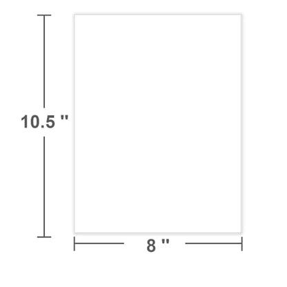 8" x 10.5" Blank Printer Paper - 100 Sheets/200 Pages Blank Loose-Leaf Papers, Copy Paper Printing in Office/Home/School, 100gsm Blank Paper - size: 8" x10.5", style: 1-Pack
