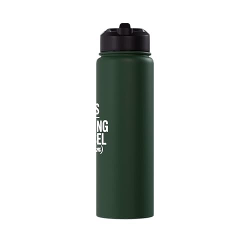 Tears of My Opposing Counsel Funny Lawyer Graduate Stainless Steel Insulated Water Bottle - color: Dark Green