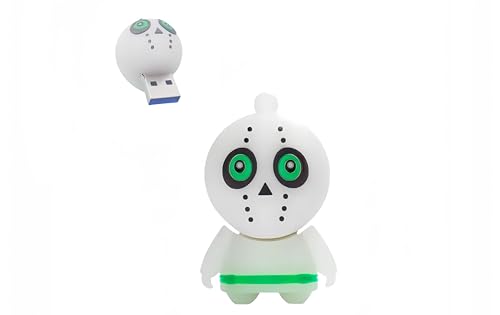 128GB USB 3.0 Flash Drive Cartoon Novelty Halloween White Devil Memory Stick Silicone Rubber Pendrive - color: Halloweendevil, size: 128GB 3.0