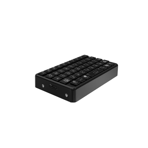 EXknight Mini Keyboard - Wireless Bluetooth Keyboard for iOS, iPhone, iPad, Mac, Android, Smartphone, Tablet & PC Black - color: Black