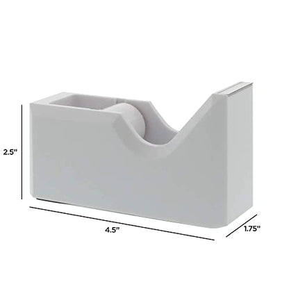 JAM PAPER Colorful Desk Tape Dispensers - White - Sold Individually - color: White, size: Pack of 1