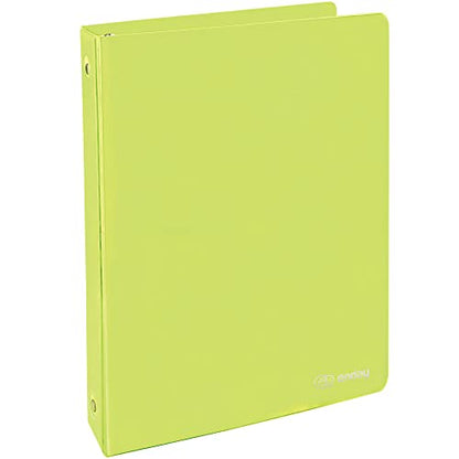 Enday 1 Inch Binder, Green 3 Ring Binder 1 Inch, Heavy Duty Three Ring Binder, 175 Sheets Capacity - One Inch Binder for Home School and Office. - color: Green, size: 1-Inch