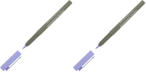 Art Alternatives 영구 마커, 엑스트라 파인, 라일락 - 1.2mm 펠트 펜촉 - 영구 - 다중 표면 - 드로잉 + 글쓰기 + 일러스트레이션 (2팩) - color: 라일락, size: 1 Count (Pack of 2)