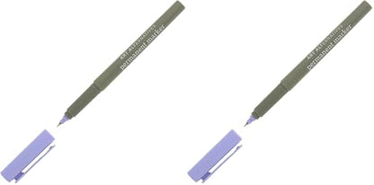 Art Alternatives 영구 마커, 엑스트라 파인, 라일락 - 1.2mm 펠트 펜촉 - 영구 - 다중 표면 - 드로잉 + 글쓰기 + 일러스트레이션 (2팩) - color: 라일락, size: 1 Count (Pack of 2)