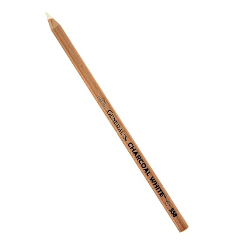 General's Charcoal White Pencil, Number 2 558, Pack of 12