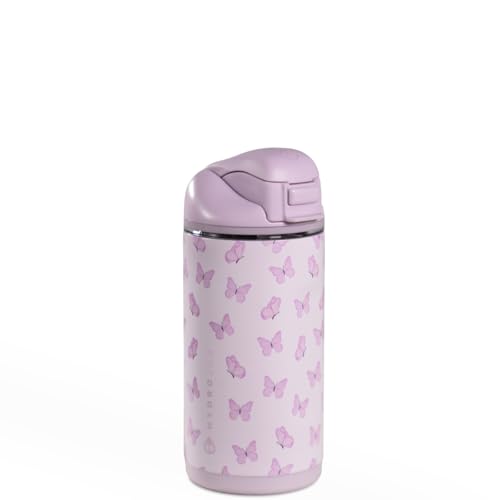 HydroJug Ease2o 14oz Kids Water Bottle with Straw & Chug Lid, Flutter - color: Flutter