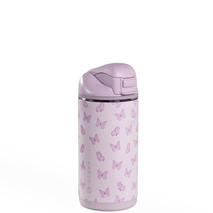 HydroJug Ease2o 14oz Kids Water Bottle with Straw & Chug Lid, Flutter - color: Flutter