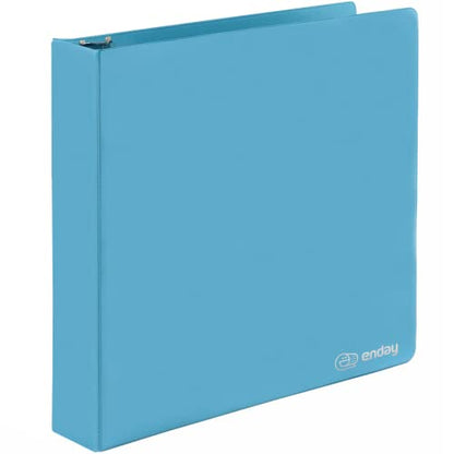 Enday 2 Inch 3 Ring Binder, Blue Heavy Duty Three Ring Binder, 480 Sheets Capacity - 2 Inch Binder for Home School and Office. - color: Blue, size: 2-Inch
