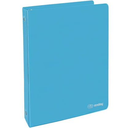 Enday 1 Inch Binder, Blue 3 Ring Binder 1 Inch, Heavy Duty Three Ring Binder, 175 Sheets Capacity - One Inch Binder for Home School and Office. - color: Blue, size: 1-Inch