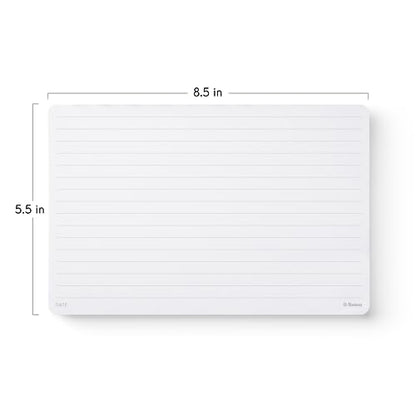 Notsu Lined Desk Notepad 2 Pack | Minimalist Ruled Memo Mouse Pads with Premium Thick Paper, Small 5.5" x 8.5" - size: 5.5" x 8.5", style: Lined