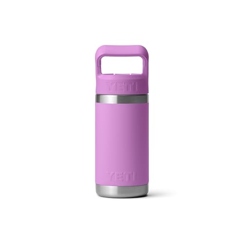YETI Rambler Jr. 12 oz Kids Bottle, with Straw Cap - color: Desert Bloom