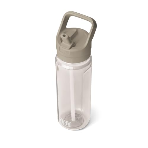 YETI Yonder 750 ml/25 oz Water Bottle with Yonder Straw Cap, Cape Taupe - color: Cape Taupe, size: 25 Ounces