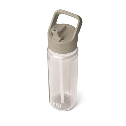 YETI Yonder 750 ml/25 oz Water Bottle with Yonder Straw Cap, Cape Taupe - color: Cape Taupe, size: 25 Ounces