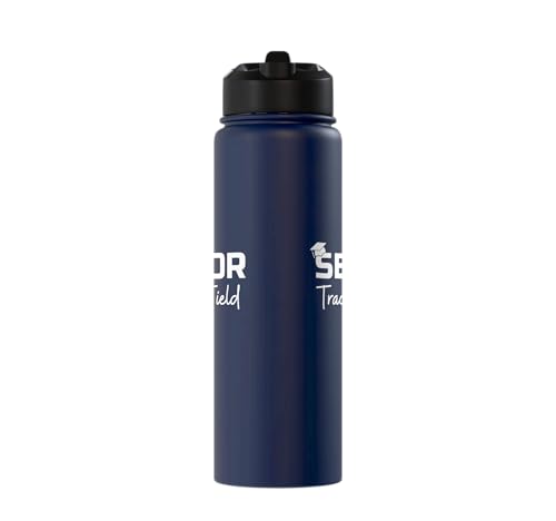Track & Field Senior 2026 Graduation Class Of 2026 Graduate Stainless Steel Insulated Water Bottle