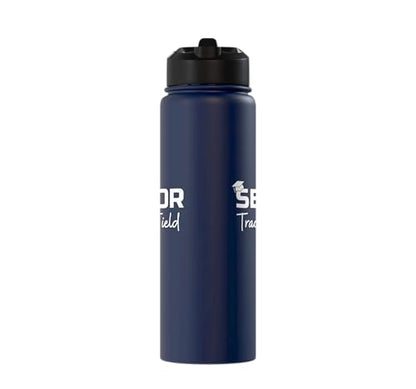 Track & Field Senior 2026 Graduation Class Of 2026 Graduate Stainless Steel Insulated Water Bottle
