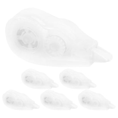 COHEALI 6pcs Correction Tape for School and Office, Easy Application with Ergonomic Shape, Portable Plastic White Instant Corrections Tape Compatible with Writing Instruments