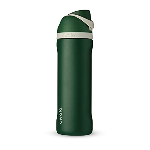Owala Harry Potter FreeSip Insulated Stainless Steel Water Bottle with Straw, BPA-Free Sports Water Bottle, Great for Travel, 24 Oz, Slytherin - color: Slytherin, size: 24 Ounces