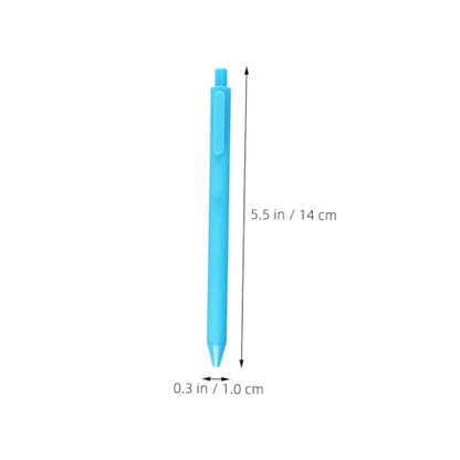 HANABASS 12pcs Retractable Gel Pens with Quick Dry Ink and Comfortable Plastic Grip, Smooth Writing Pens for Exams and Daily Journaling, Minimalist Stylish Design for Office and School Use