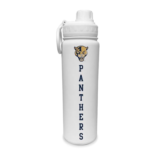 Florida International Water Bottle - Double Walled Stainless Steel 24 oz Keeps Drinks Cold or Hot - color: Florida International