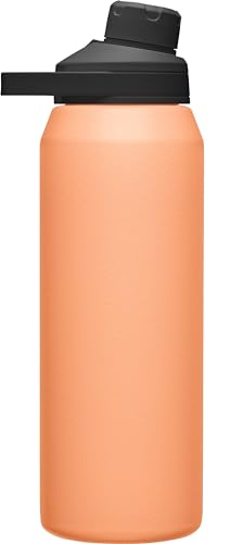 CamelBak Chute Mag Vacuum Insulated Stainless Steel Water Bottle, Magnetic Leak‑Resistant Cap for Everyday Hydration - color: Desert Sunrise, size: 32 Ounces