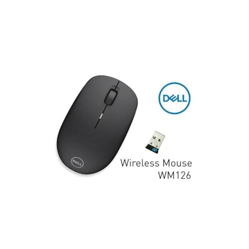 DELL WM126 RF Wireless Optical Black mice - style: Modern