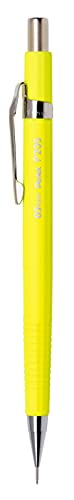 Pentel P205-F - Sharp Mechanical drawing pencil 0.5 mm, Barrel Yellow - color: yellow neon