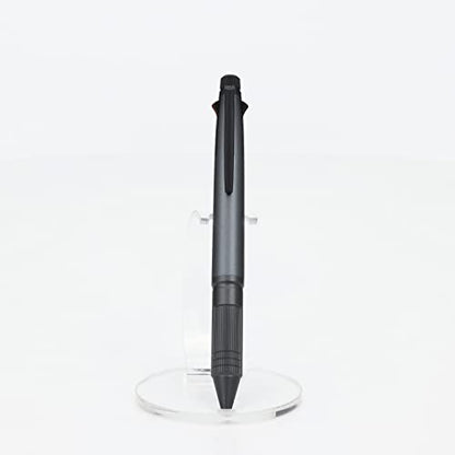 uni Jetstream 4&1 Metal Edition, 0.5mm Ballpoint Pen (Black, Red, Blue, Green) and 0.5mm Mechanical Pencil, Gun Metallic (MSXE52000A05.43) - color: silver (gunmetallic), size: 1 Count (Pack of 1)