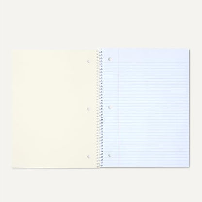 Amazon Basics College-Ruled Spiral Notebook, For Work and School, 70 Sheets, 8" x 10.5", Light Blue, 2-Pack - color: Light Blue, style: College Ruled 2-pack