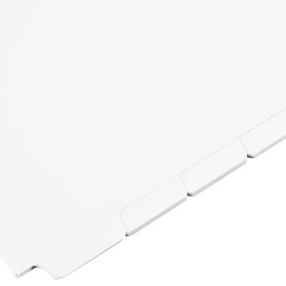 Exhibitindexes® Blank Bottom 1/5th Division Tabs
