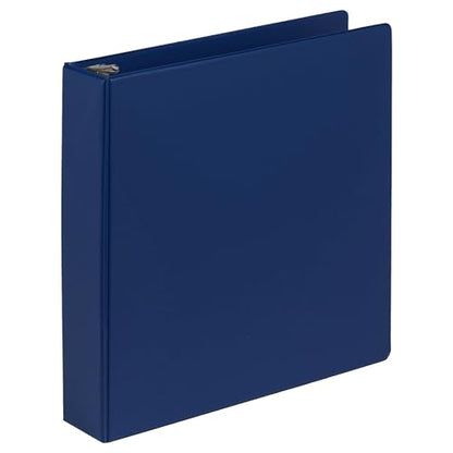 Samsill 2 Inch Document Storage Binder,100% Recycled Chipboard, Round Ring, 3 Ring Binder, Navy - color: Navy, size: 2 Inch, style: Single