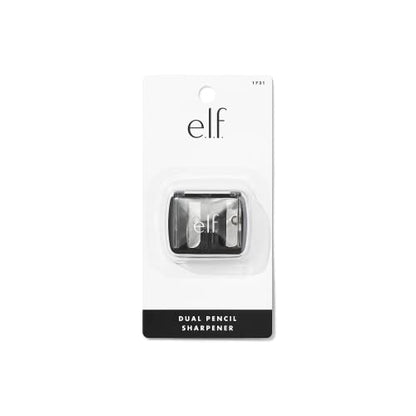 e.l.f., Dual-Pencil Sharpener, Convenient, Essential Tool, Sharpens, Easy To Clean, Travel-Friendly, Compact, Includes Bonus Small Sharpener (Pack of 2) - size: 1 Count (Pack of 2)