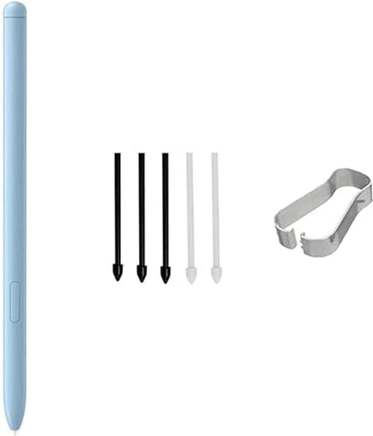 Tab S6 Lite Pen Replacement for Samsung Galaxy Tab S6 Lite, Angora Blue | Tab S6 Lite S Pen,S6 Lite Stylus,Galaxy Tab S6 Lite Pen ,EJ-PP610, Includes Nibs, No Bluetooth - color: Angora Blue