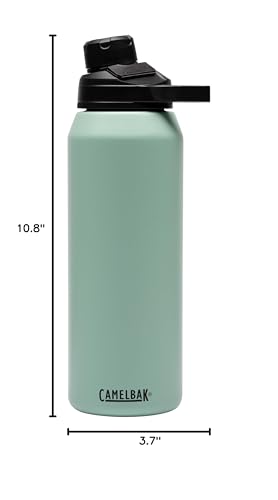 CamelBak Chute Mag Vacuum Insulated Stainless Steel Water Bottle, Magnetic Leak‑Resistant Cap for Everyday Hydration - color: Seafoam, size: 32 Ounces