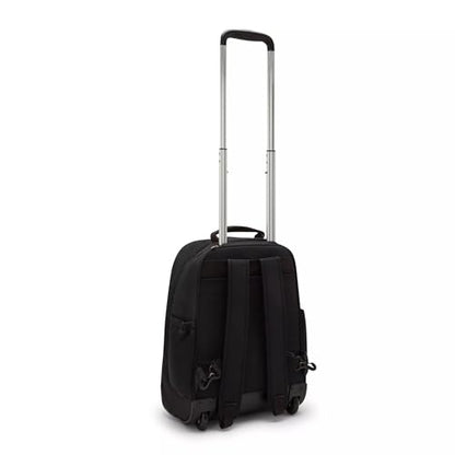 Kipling Women's Gaze Large Rolling Backpack, Durable, Wheeled Backpack with Adjustable Shoulder Straps, Nylon Book Bag - color: True Black