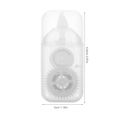 6 Pcs Correction Tape for Students Portable Out Tape with Translucent Dispenser Easy to Use for School Supplies and Writing Correction 2.67X1.18X0.59In White
