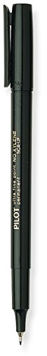 Pilot Extra Fine Point Permanent Markers, Marker Pens, Black Ink, 12-Pack - color: Black