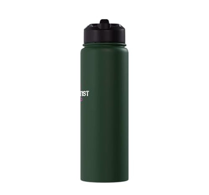 nurse anesthetist loading - future crna nursing student Stainless Steel Insulated Water Bottle - color: Dark Green