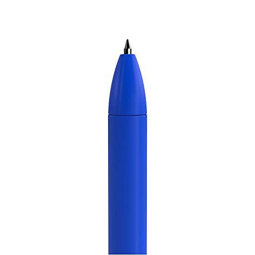 TRU RED Retractable Gel Pens, Medium Point 0.7mm, Blue Ink, 15 Pack – Quick‑Dry Pens for Smear‑Free Writing - color: Blue, size: 1 Count (Pack of 15), style: Medium Point