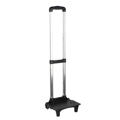 Backpack Hand Truck, Compact Portable Backpack Trolley, Luggage Cart, Foldable Wheeled Hand Trolley, Style B (2 Wheel Black) - color: Style B (2 Wheel Black)