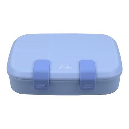 Kids Bento Explorer Lunch Box, 3 No-Mix Compartments, Microwave & Dishwasher Safe, Lightweight with Removable Tray, for Daycare, Preschool, School (Blue Ice) - color: Blue Ice