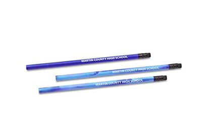Pencil Guy Promotional Personalized Mood Pencils, Blue | 1000 to a box, Imprinted - color: Blue, size: 1 Count (Pack of 1000)