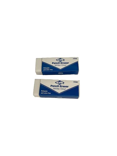Vinyl Erasers for Kids. Large Eraser for Kids and School - Pack of 2 - Jumbo Vinyl for Pencils